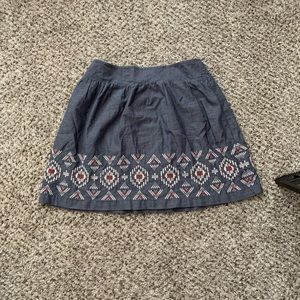 Embellished Mini Skirt